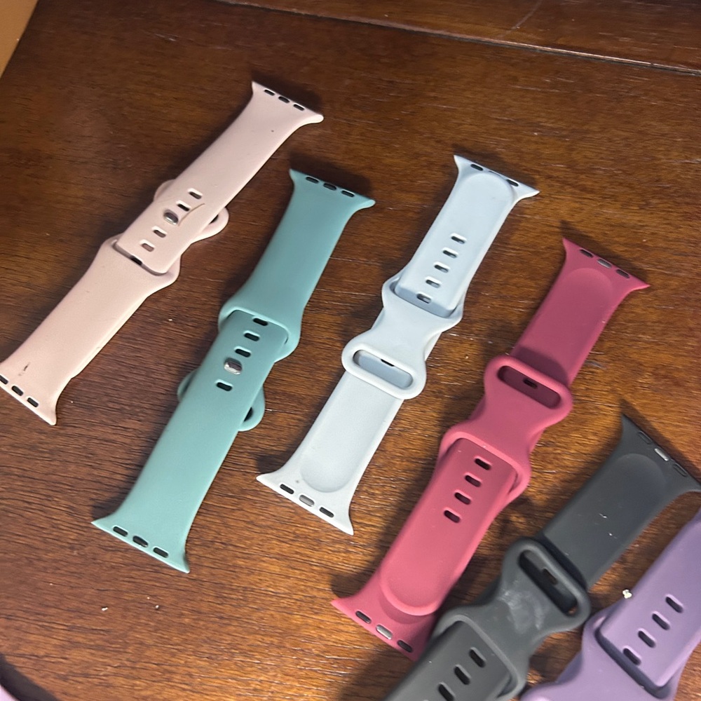 Colorful Silicone Watch Bands Set - Picture 7 of 8
